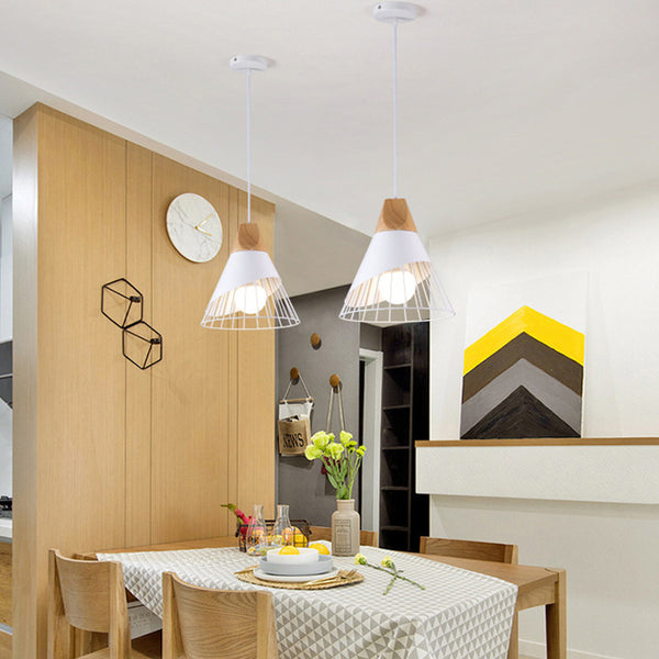 Modern Bedroom  And Iron Chandeliers